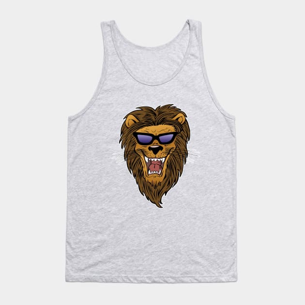 Mr. Lion Tank Top by Vick Debergh